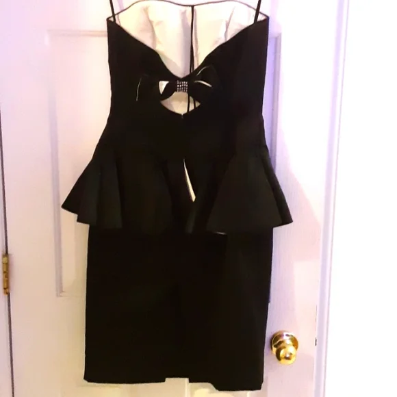Womens vintage strapless dress sz small - Picture 1 of 9